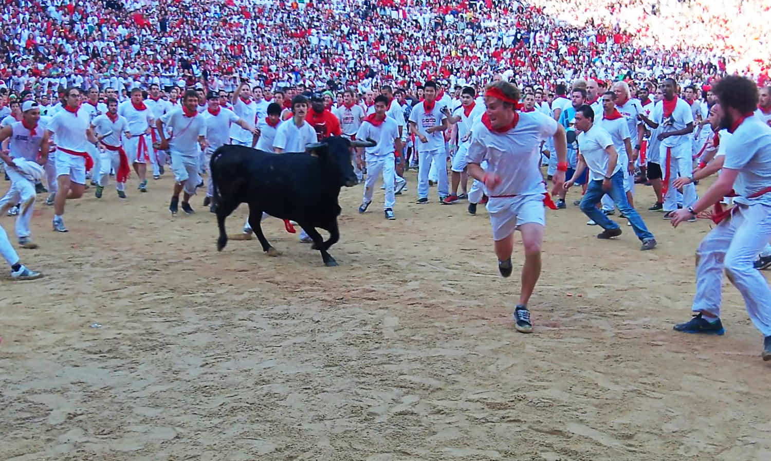 San Fermin Attire for the Running of the Bulls