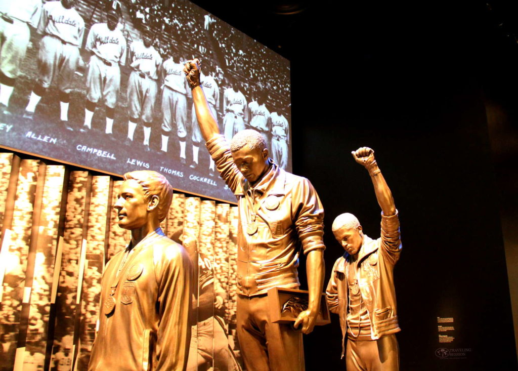 1968 Olympics Black Power Salute Exhibit