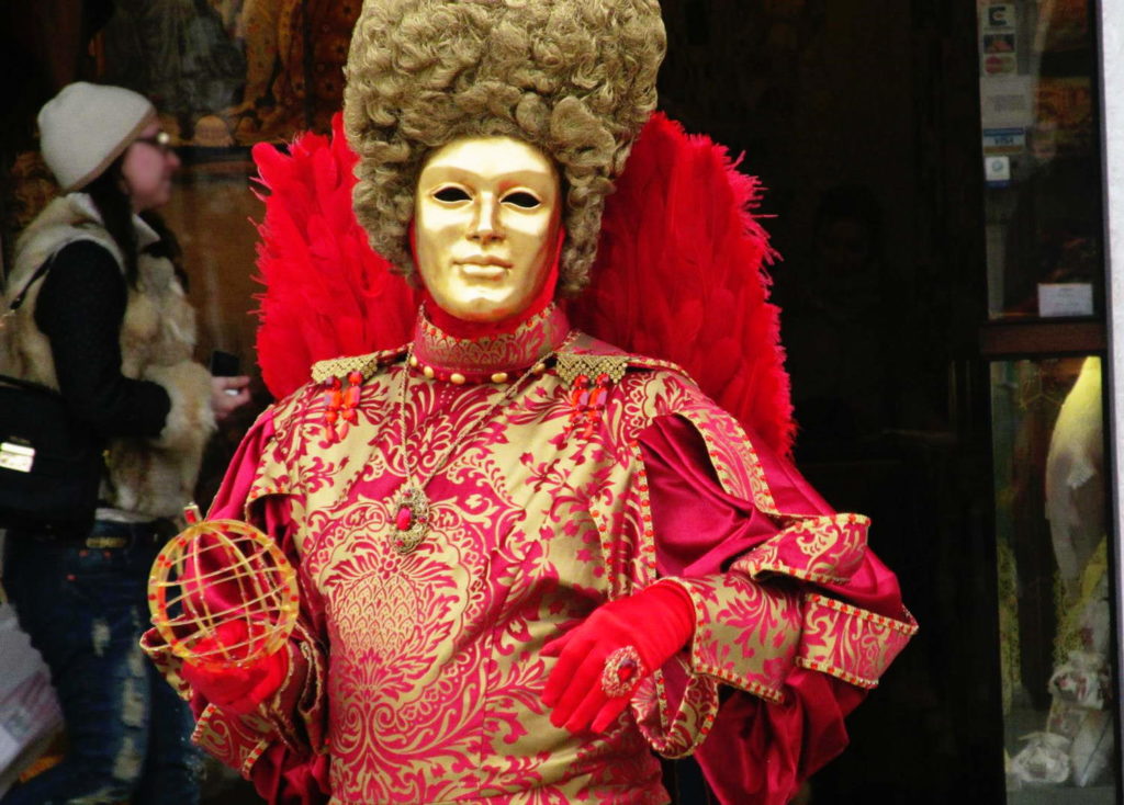 Golden Carnival Mask