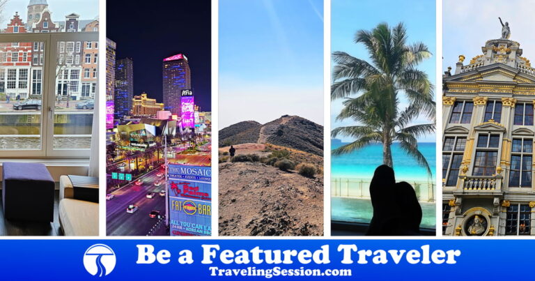 TravelingSession.com Featured Traveler Banner